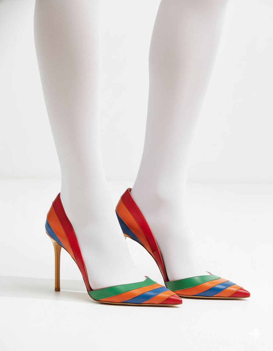 BRICS 100 BRICS Color Leather Pumps