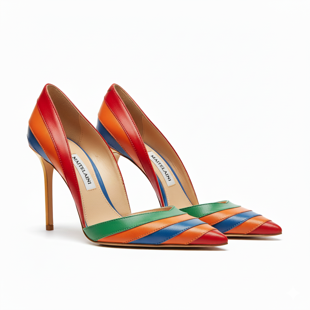 BRICS 100 BRICS Color Leather Pumps