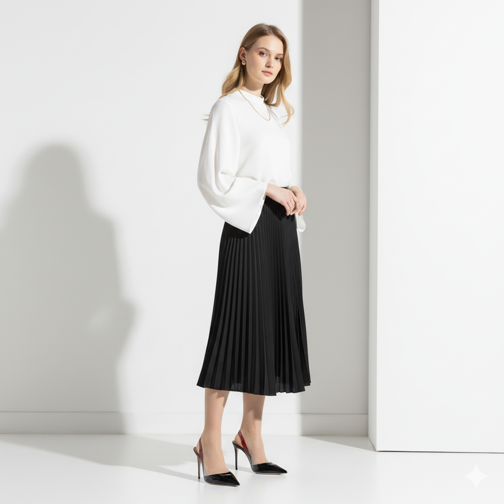 ULSA 110 Black Patent Leather Red Strap Slingback Heels